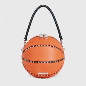 NWT Rebecca Minkoff Mandarino Leather Basketball Crossbody Bag
